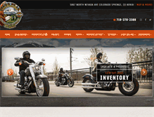 Tablet Screenshot of pikespeakharleydavidson.com